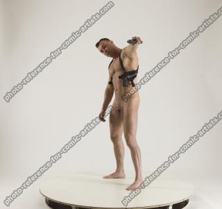 2020 01 MICHAEL NAKED MAN DIFFERENT POSES WITH GUN 4…